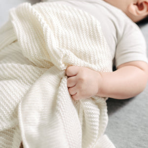 Sweet Dreams Bamboo Knitted Blanket