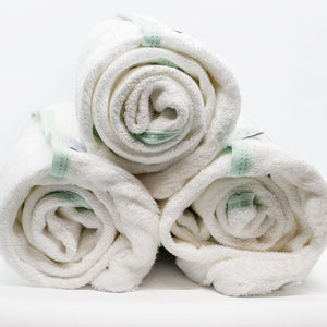 Plush Bamboo Hooded Towel & Mitt